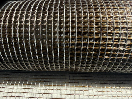 Basaltfaser-Gitter 110 g/m², Polymerbeschichtung, 7x6 mm, Breite 1m, Rolle 50 m²
